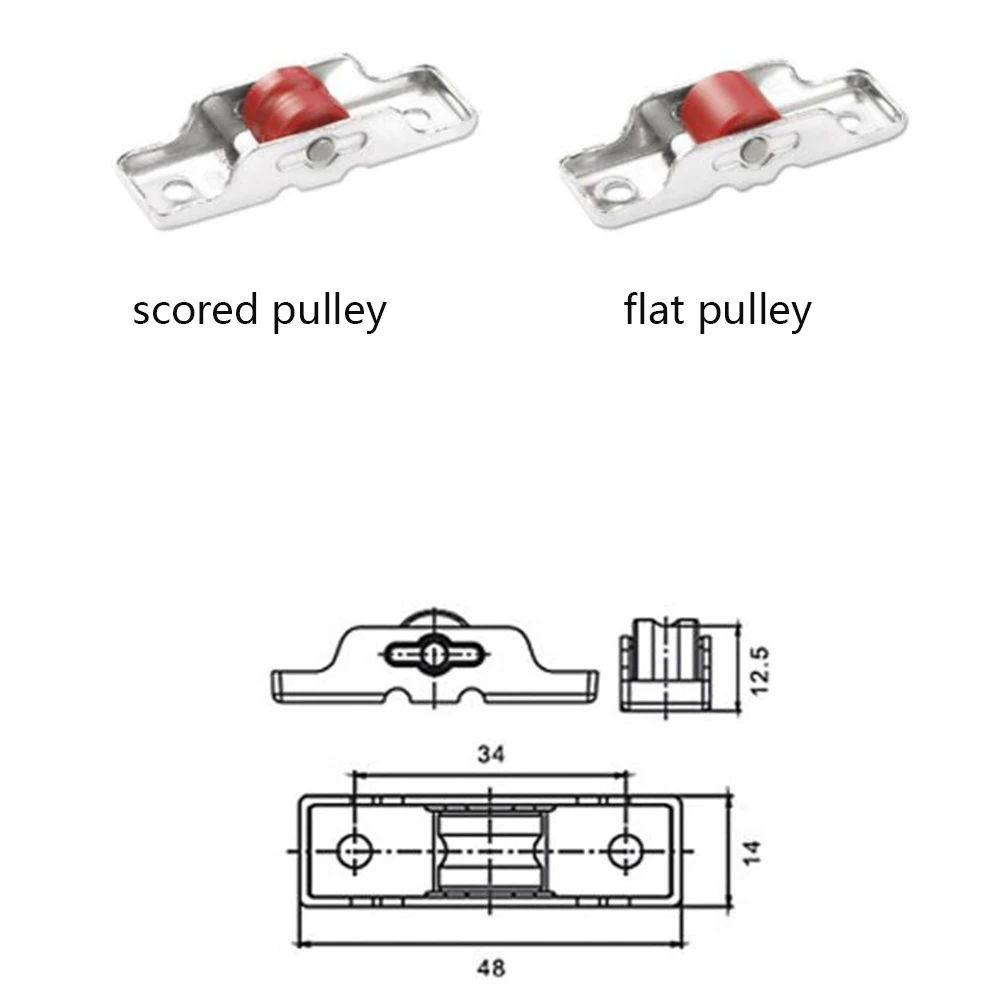 Multifunctional professional nylon roller sliding window sash wheel pulley