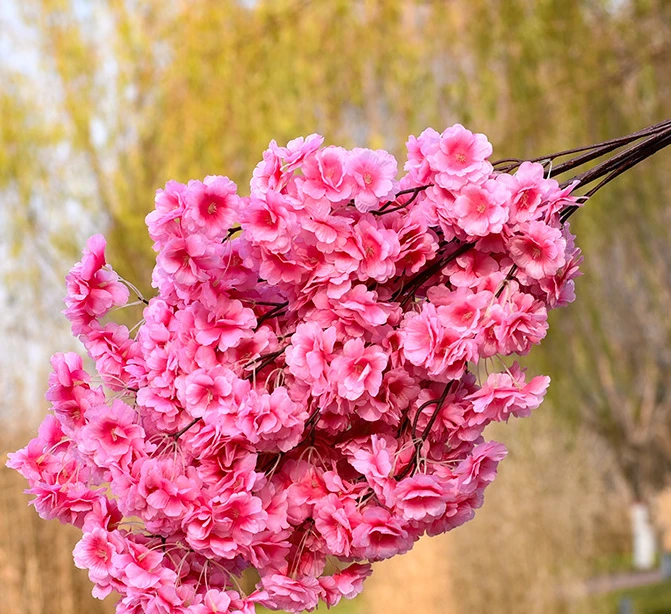 YOPIN-886 Cherry Blossoms Flowers Suppliers Artificial Japanese Cherry Blossom