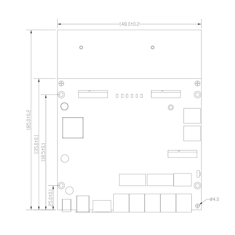 Встроенная плата маршрутизатора WPQ865 Atheros IPQ8065 1 7 ГГц с поддержкой 802.11AC WAVE