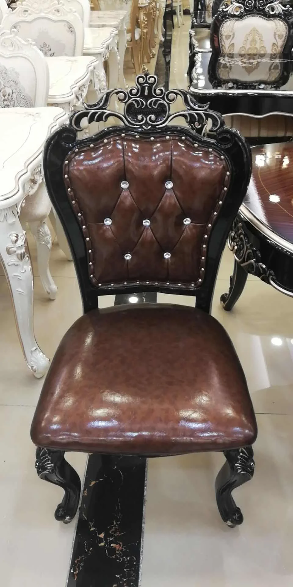 Antique style  Dining table set 1+6 chairs dining furniture set home furniture set