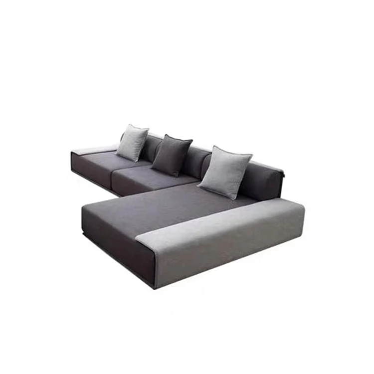 Delivery within 2 dayas design germany modern luxury villa living room large sectional corner l shape sofa for reception