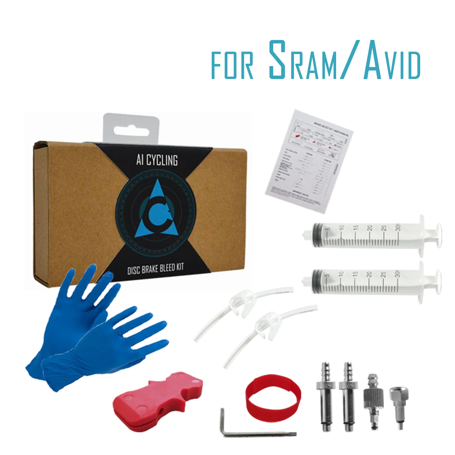 Bike Hydraulic Disc Brake Bleed Kit tool For AVID SRAM Brake