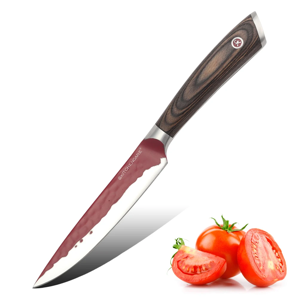 KITCHENCARE фабричная цена фруктовые кухонные ножи антипригарный молоток оптовая продажа cuchillos деревянный нож