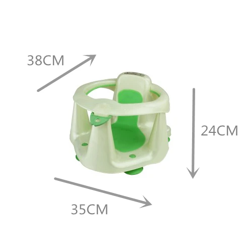 
Baby Bath Seat Ring Bath Chair for Sit-Up Bathing with Backrest Support 