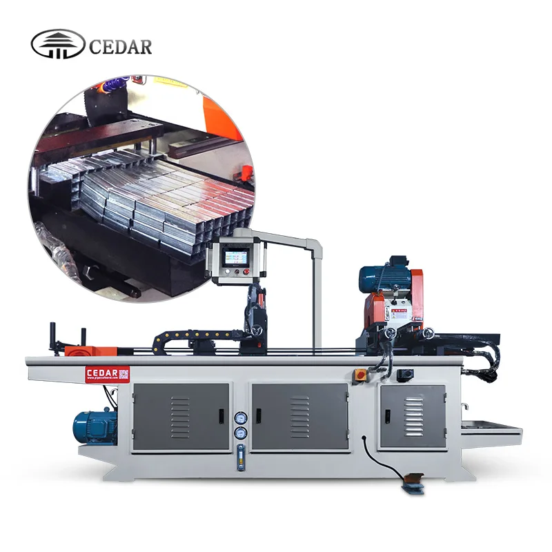  XS-425CNC автоматические трубы машина для резки стальных труб квадратного сечения автомат подходит Усовик хайвея