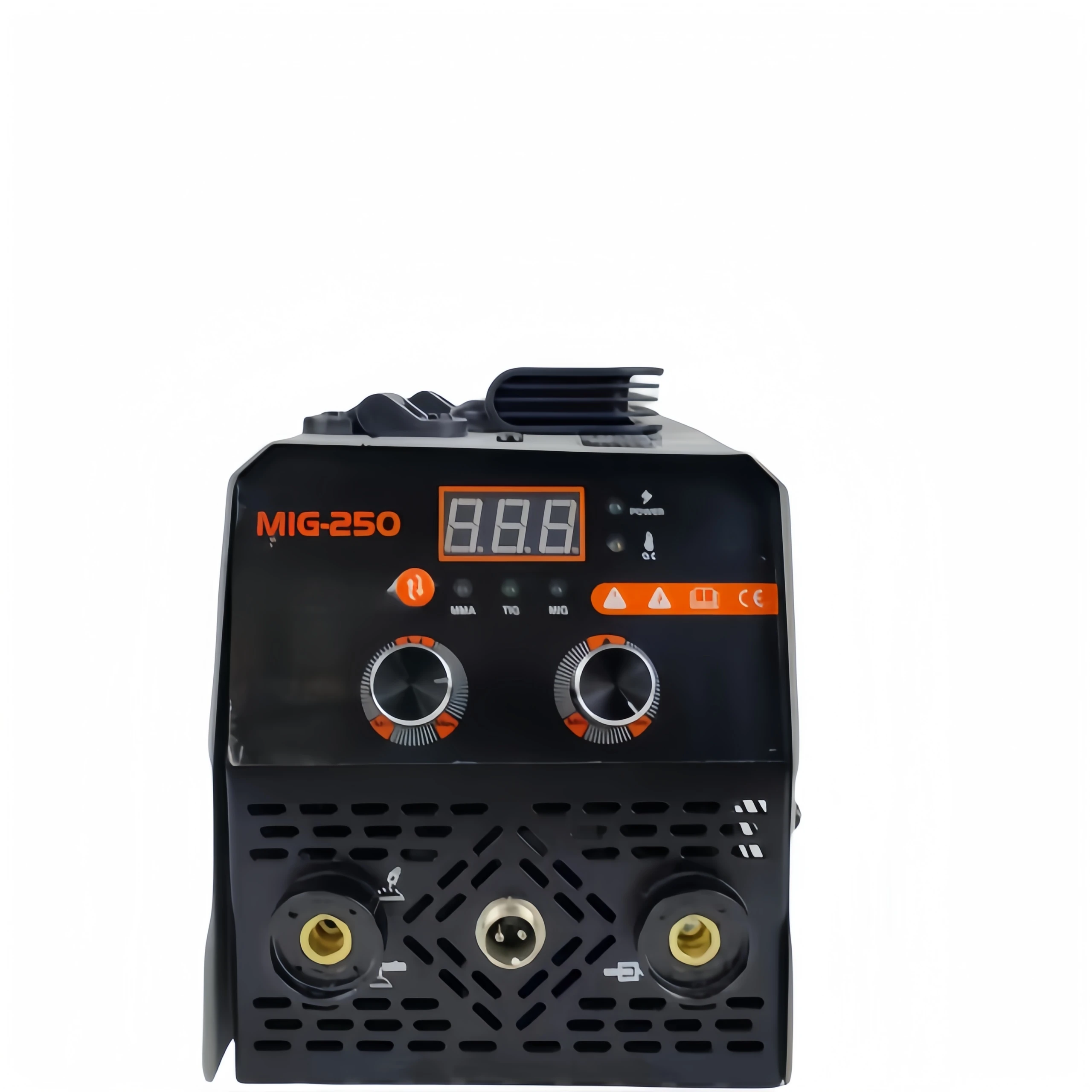 TES MIG-250 gasless welder high power home welding tool set max wire diameter 0.8mm cast iron galvanized iron pipe