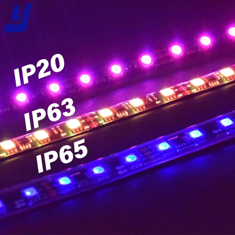 Индивидуально Адресуемая Светодиодная лента APA102 ws2812b 30 60 96 144 светодиодов/м RGB 5 В 5050