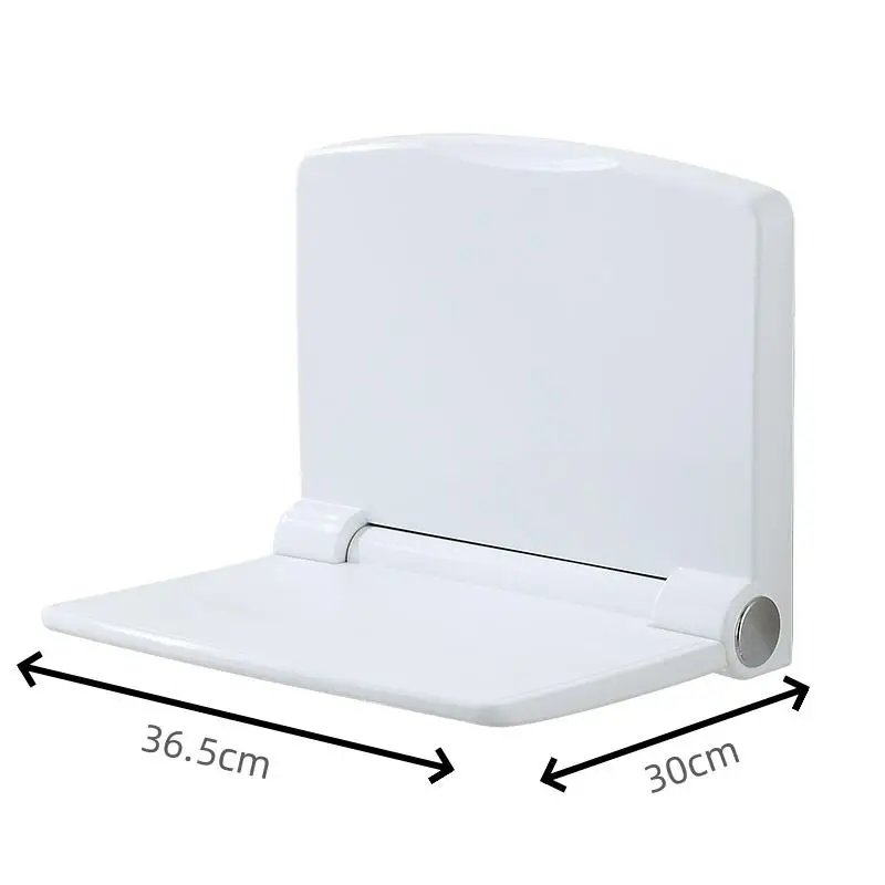 White Modern Wholesales Waterproof Bath Seat Wall Mounted Bathroom Folding Shower Seat For Disabled Elderly