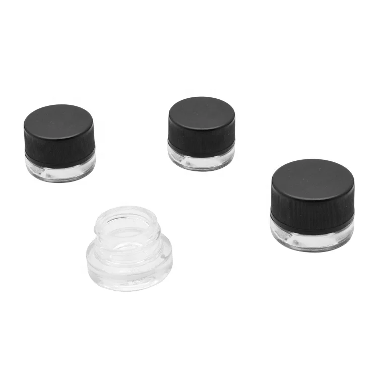  7ml 5ml 9ml child resistant smell proof glass jar cosmetics oil concentrate packaging weed for