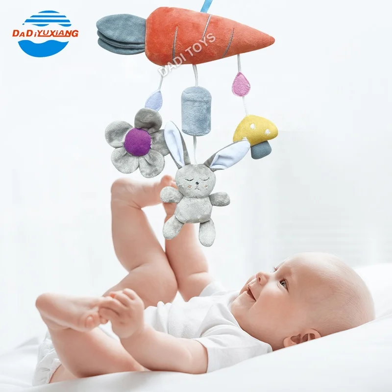 Hot Selling Animal Baby Soft Hanging Bed Bell Sleeping Toy For Baby