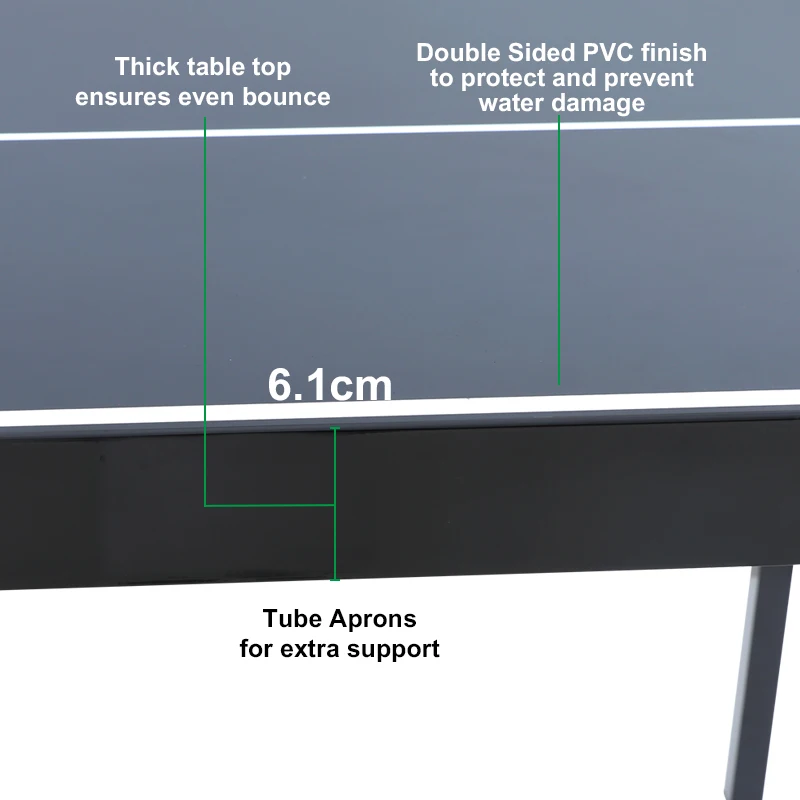 Top Quality Durable Table Tennis  Portable Outdoor Professional Table Tennis Table