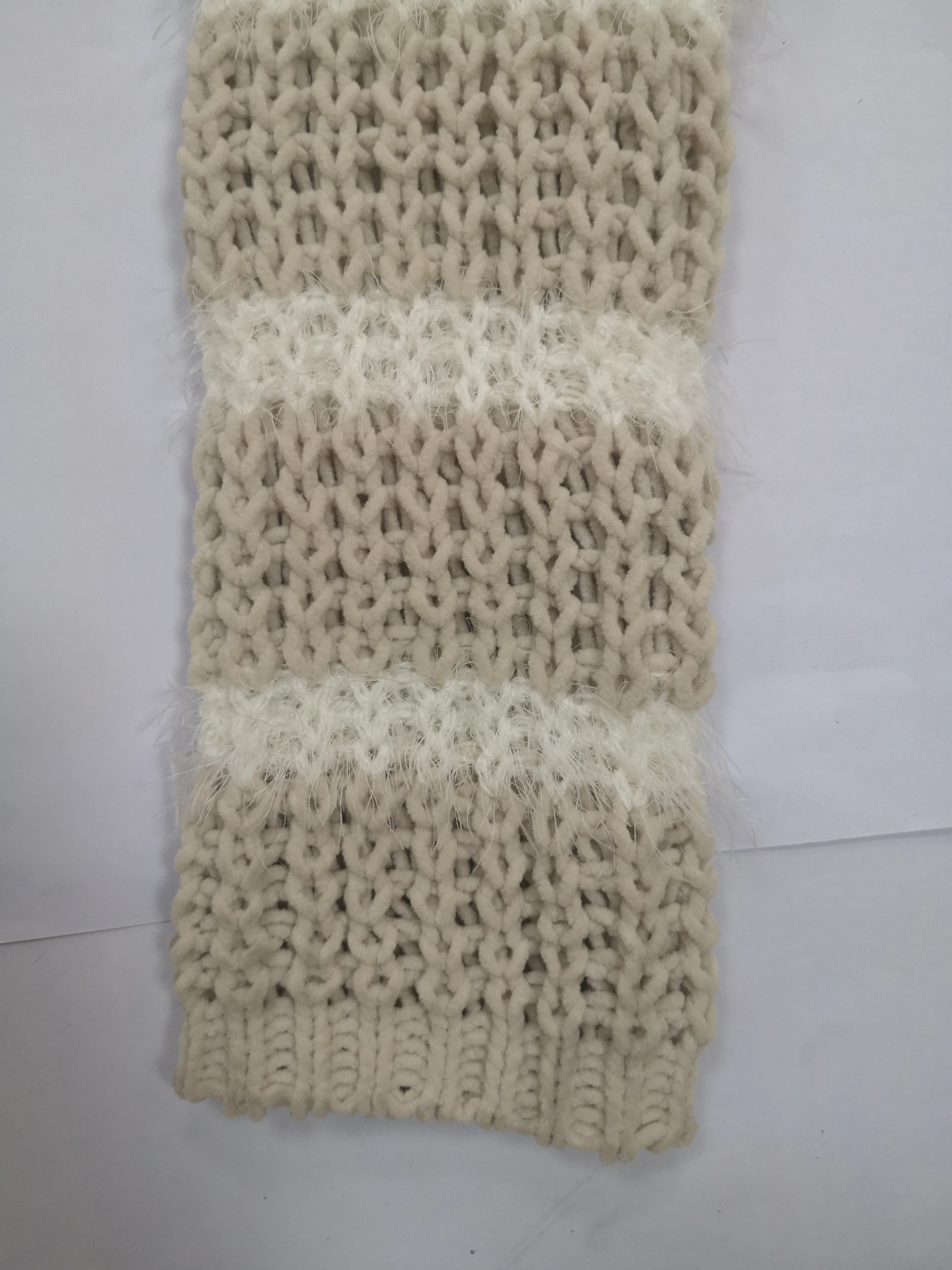 
Top Quality New Elegant Ladies Loose Cardigan Striped Knitted Woolen Sweater 