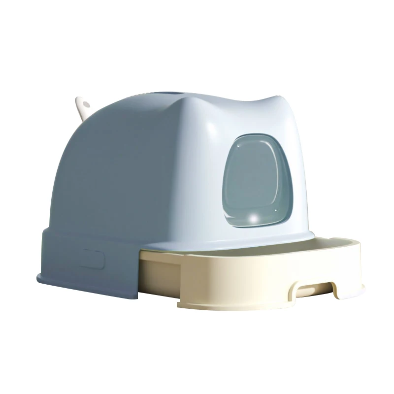 2024 Hot Selling New Fully Enclosed Drawer Type Splash-proof Cat Toilet Pet Supplies Cat Litter Box