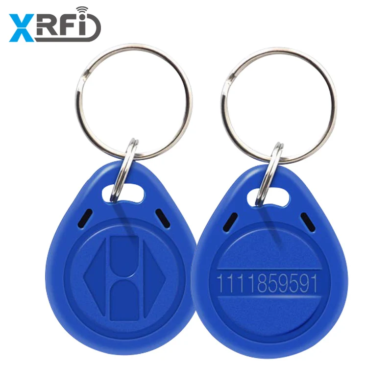 125KHz LF EM4305 T5577 13.56Mhz F08 NFC Tag Rewritable ABS RFID Keyfobs Access Card