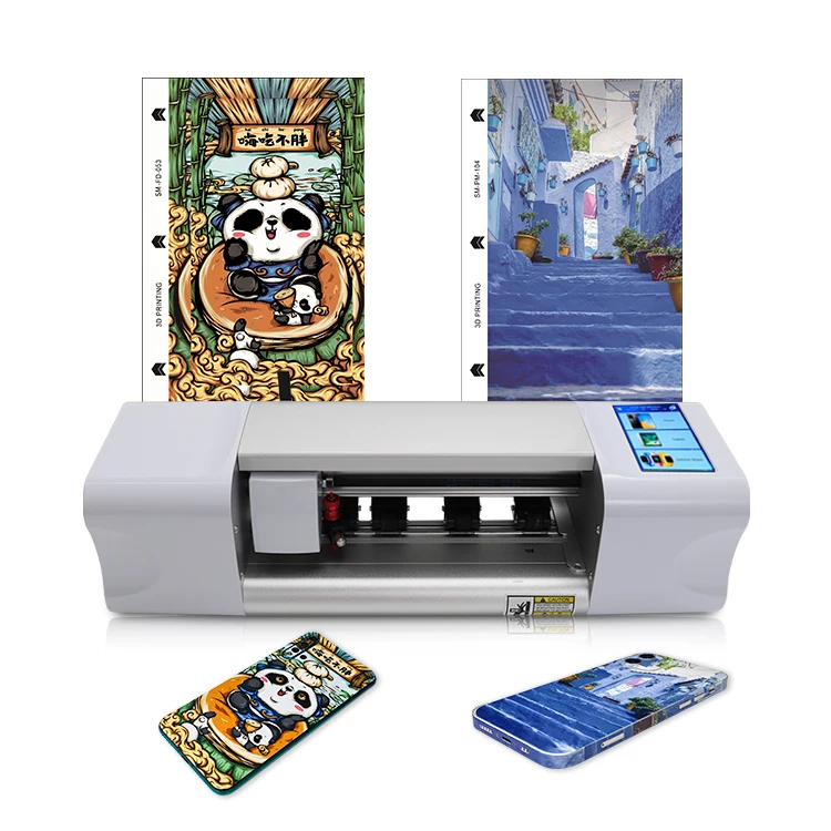 Tpu Hydrogel front and back screen protector film cutting machine for cell phones tablet computer