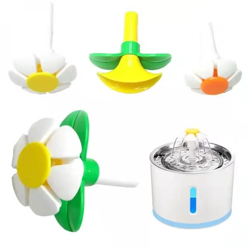 Handmade Flower Water Tap for Pet Drinking Fountain - Replaces Bowl Water Dispenser, Provides Fresh Water for Cats and Dogs