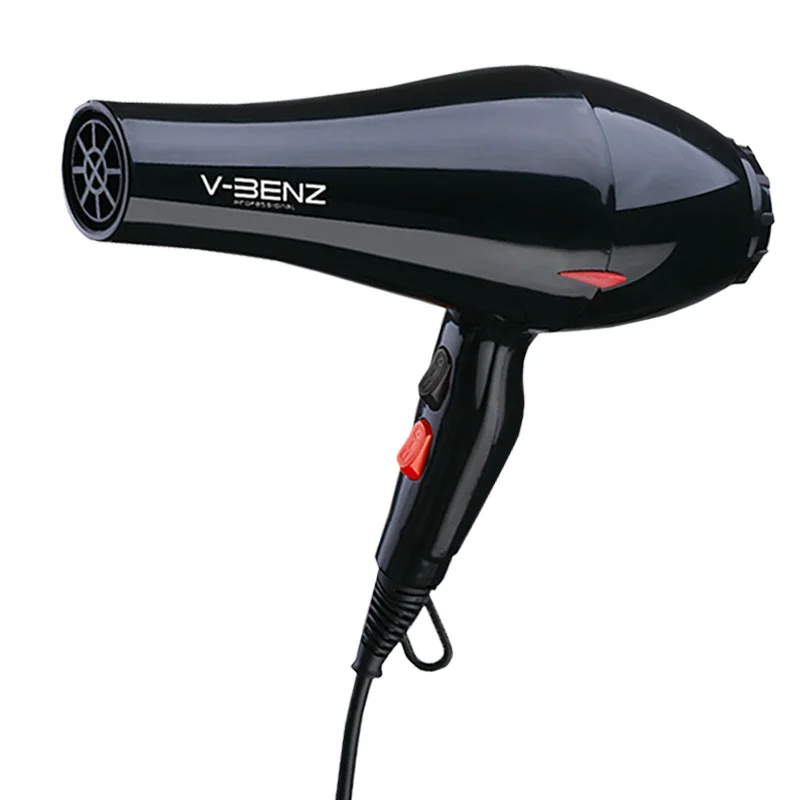 Salon/Home Black 3000 W Electric Hair Dryer Powerful One-step Hair Dryer With Nozzle