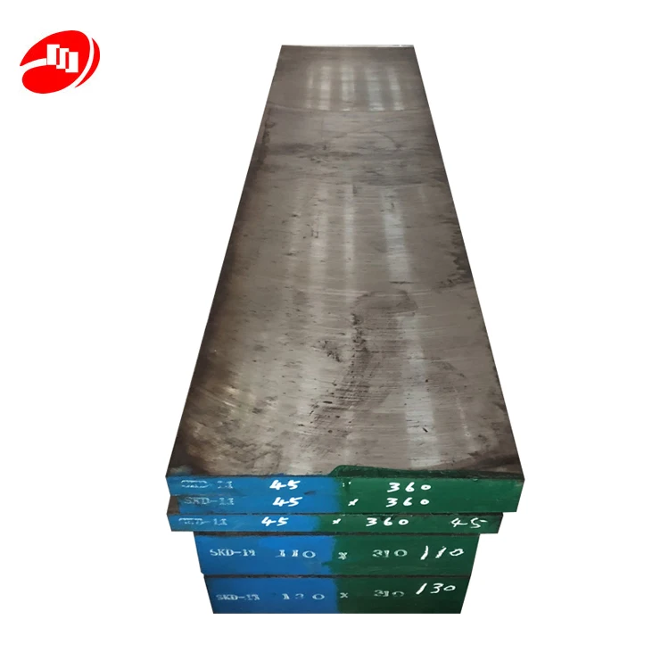 material Cr12MoV  SKD11 tool steel flat bar 1.2379 steel