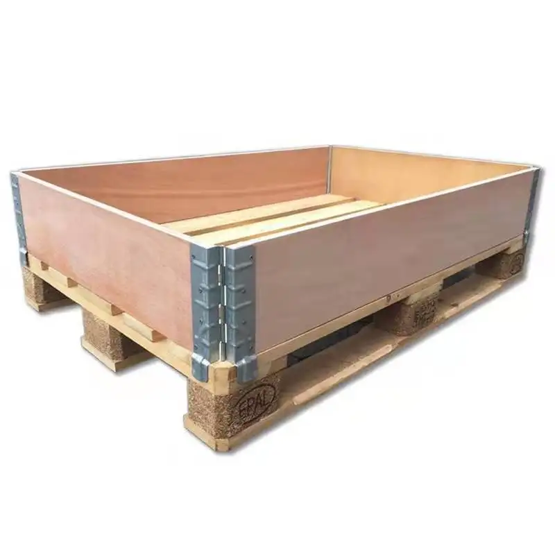 OEM  wood box pallet  custom pallet collar for folding wooden box