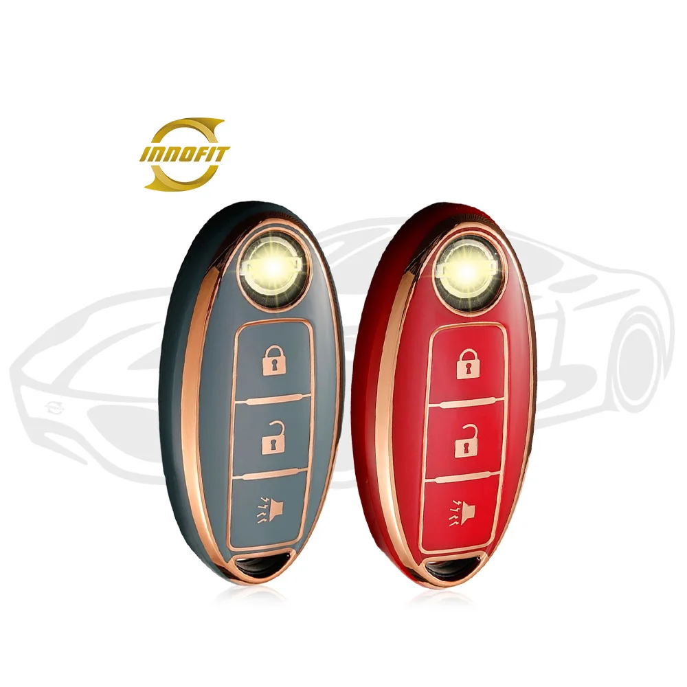 Innofit NIB2 поставщик автомобильный брелок чехол из ТПУ для Nissan Teana Sylphy Qashqai Turbo Tiida Kicks Sunny автоаксессуары