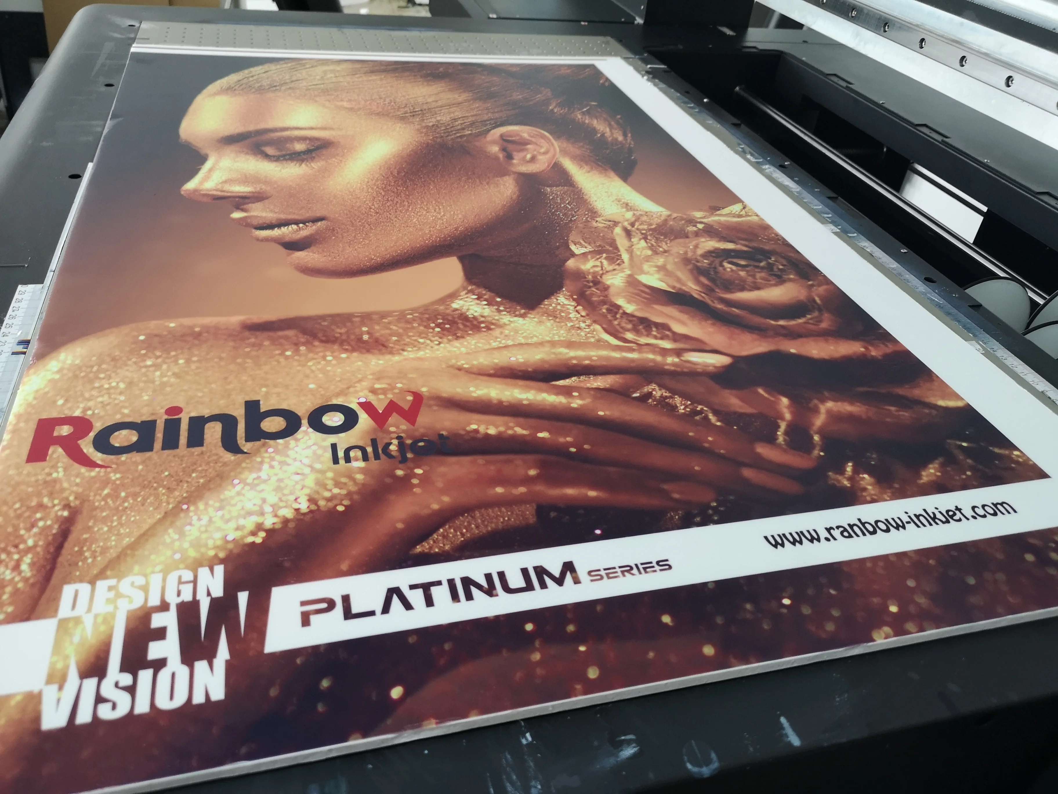 Super Discounts All Size Available rainbow Large Format Flatbed UV Printer UV Flatbed Printer Machine Manufacturer Supplier