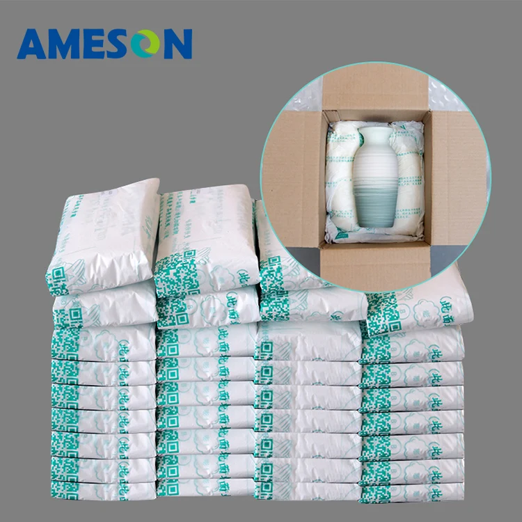 Mini Foam Instant Foaming Cushions Expandable Foam Bag packaging