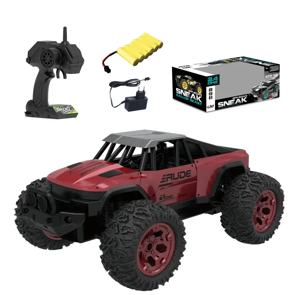 1:12 Scale 2.4Ghz high speed alloy RC Car Buggy 4Wd Remote Control Off-Road Car Truck Toys with big wheels