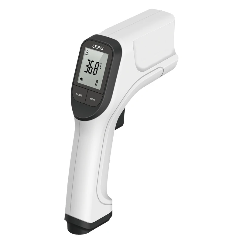 
Lepu 3 colors LCD Baby Temperature Thermometer Gun Fever Alert Adult Kids Forehead Non contact IR Thermometer 