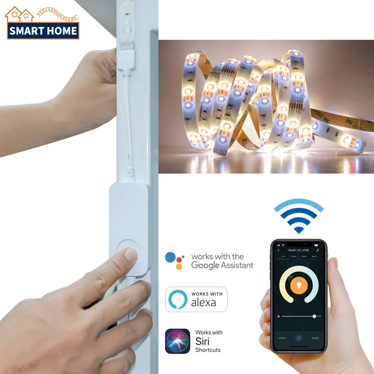 Plug 4mm Pcb Rgb Neon Manufacture Lumen Rope Dream Light Kit App Smart Home Govee For Outdoor Flexible Silicon Flex Led Strip