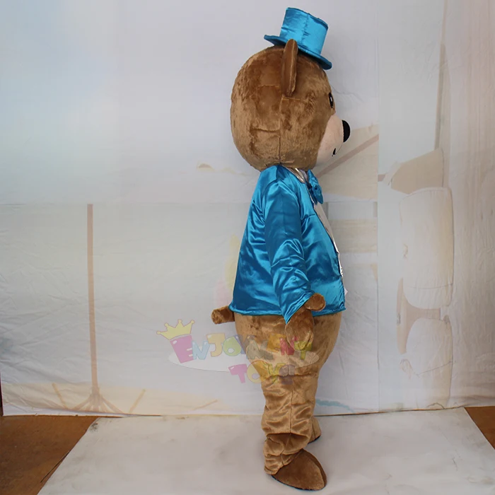 Adult Walking Bear Hare Mascot Costume Cartoon Bunny Suit