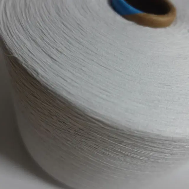Free Sample Cotton Polyester Blended Weaving Yarn for Socks and Fabric