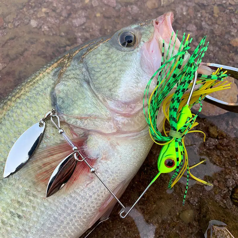 10g 14g Chatter bait spinner bait weedless fishing lure Buzzbait wobbler chatterbait for bass pike walleye fishing lures