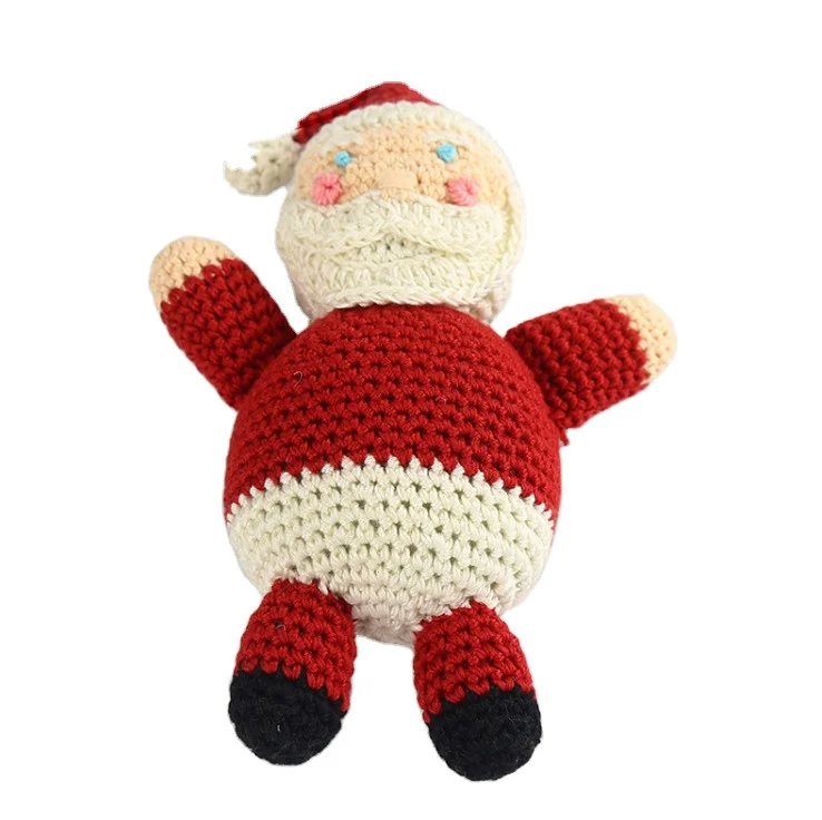handmade  plush toys christmas crochet baby doll
