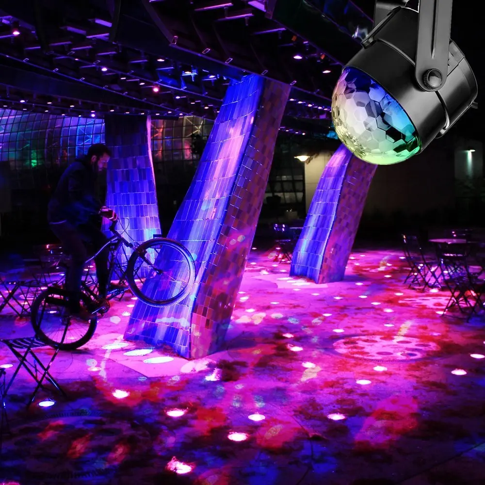 Factory new product wholesale stage disco effect light RGB Super LED Magic Ball Light