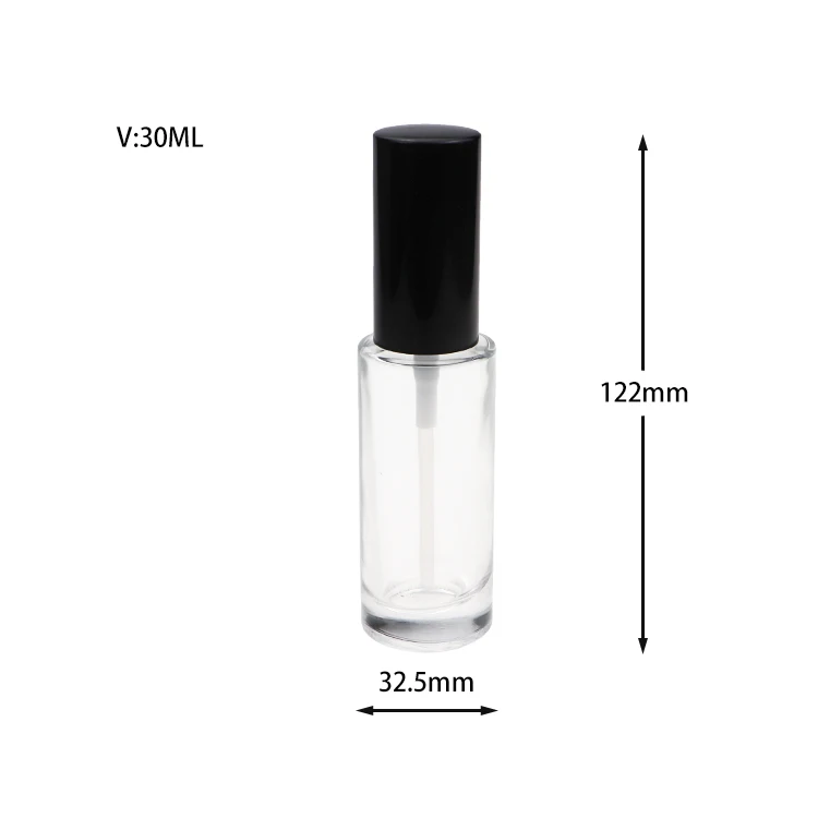 Orient Perfume Package Bottle With Glod Black Lid Black Matte Bottle Perfume Bottle Diamond Set