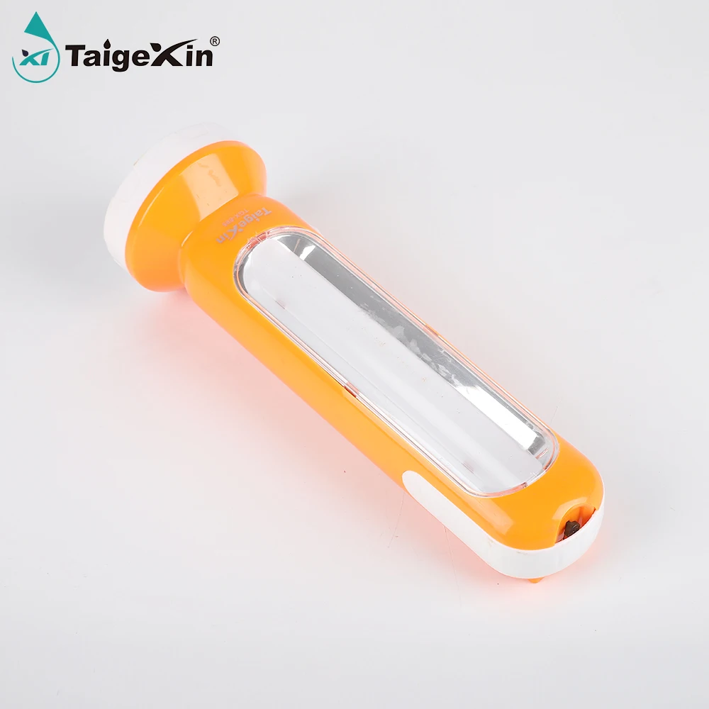 AC Charging Strong Light 900 mAh Battery Pocket Mini LED Flashlight Torches With Side Light Front Light Portable Design