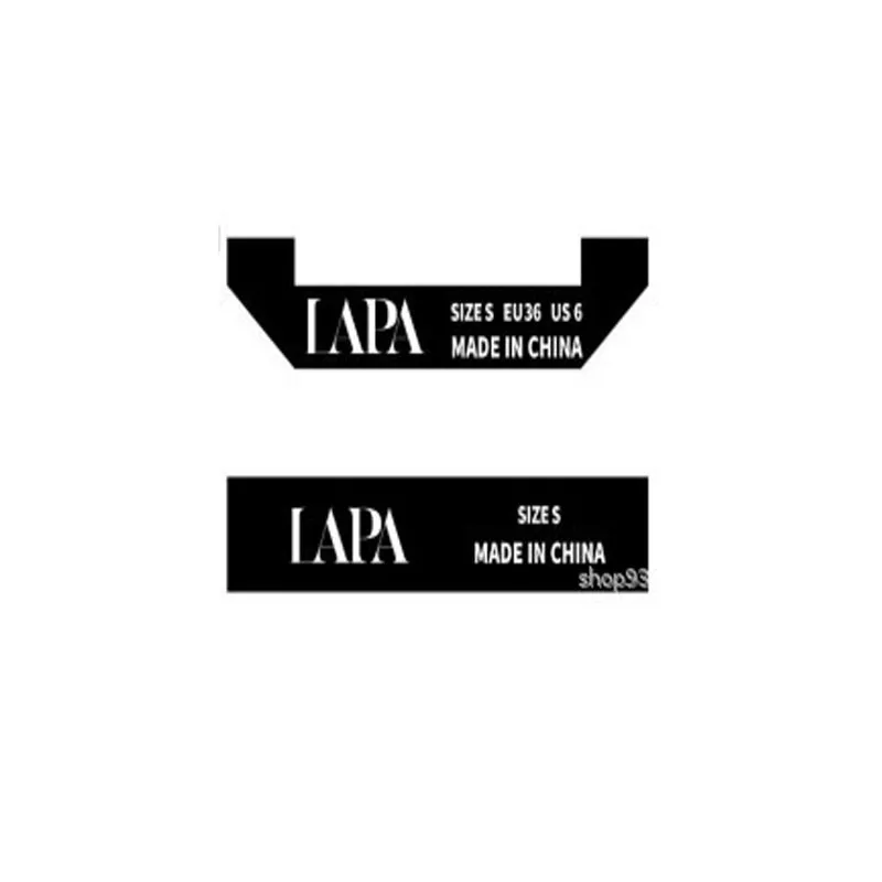 Custom printed brand logo clothes labels tags woven sewn in garment neck labels for clothing