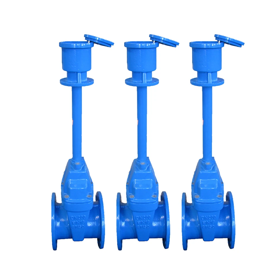 Hot Sale Dn100 Ductile Iron Soft Seal Underground Gate Valve