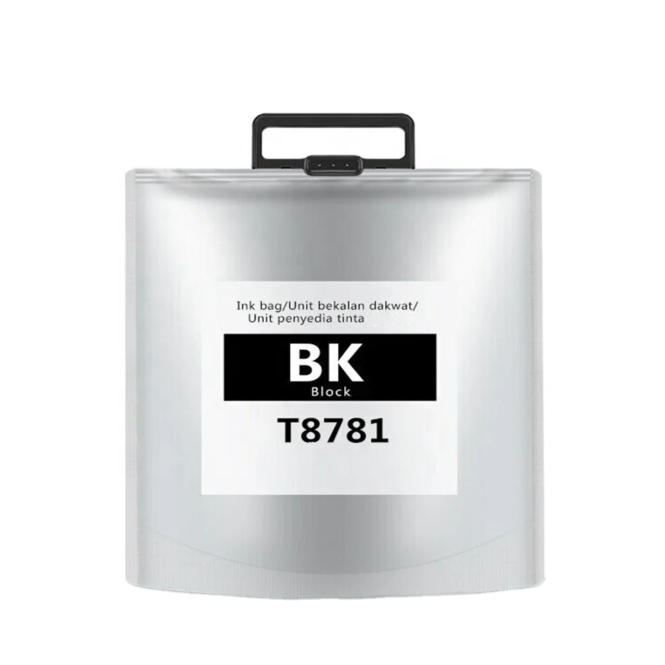 Supricolor Compatible Ink Cartridge T8781 XXL cartucho T878 BK For Epson T8781XL for Workforce Pro WF-R5190 WF-R5690 WFR 5190