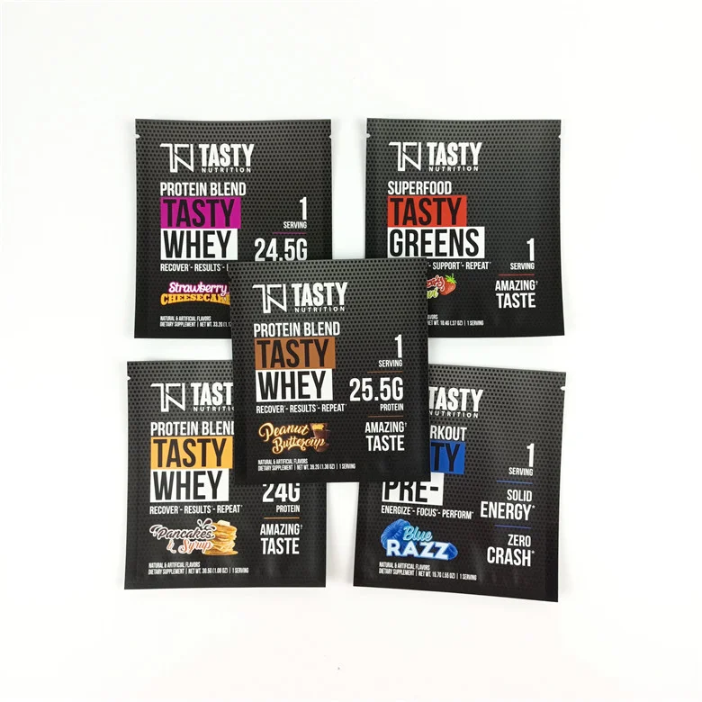 Custom Printing Matte Finish Brown Kraft Paper Coffee Bag Aluminum Foil Three Side Seal Bag For Ear-Hanging Drip Filters