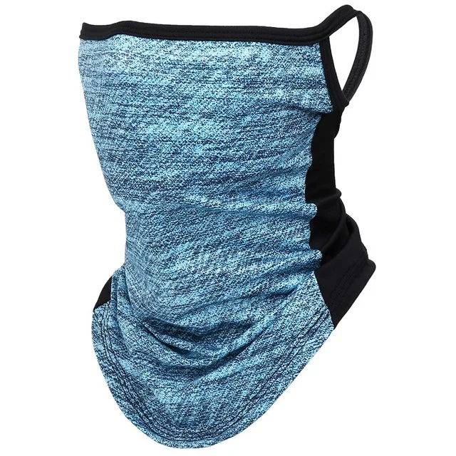 
Custom Outdoor Sport Sunscreen Ice Silk Mask Thin Bandanas with ear loop full face tube scarf Neck Gaiter motorcycle balaclava 