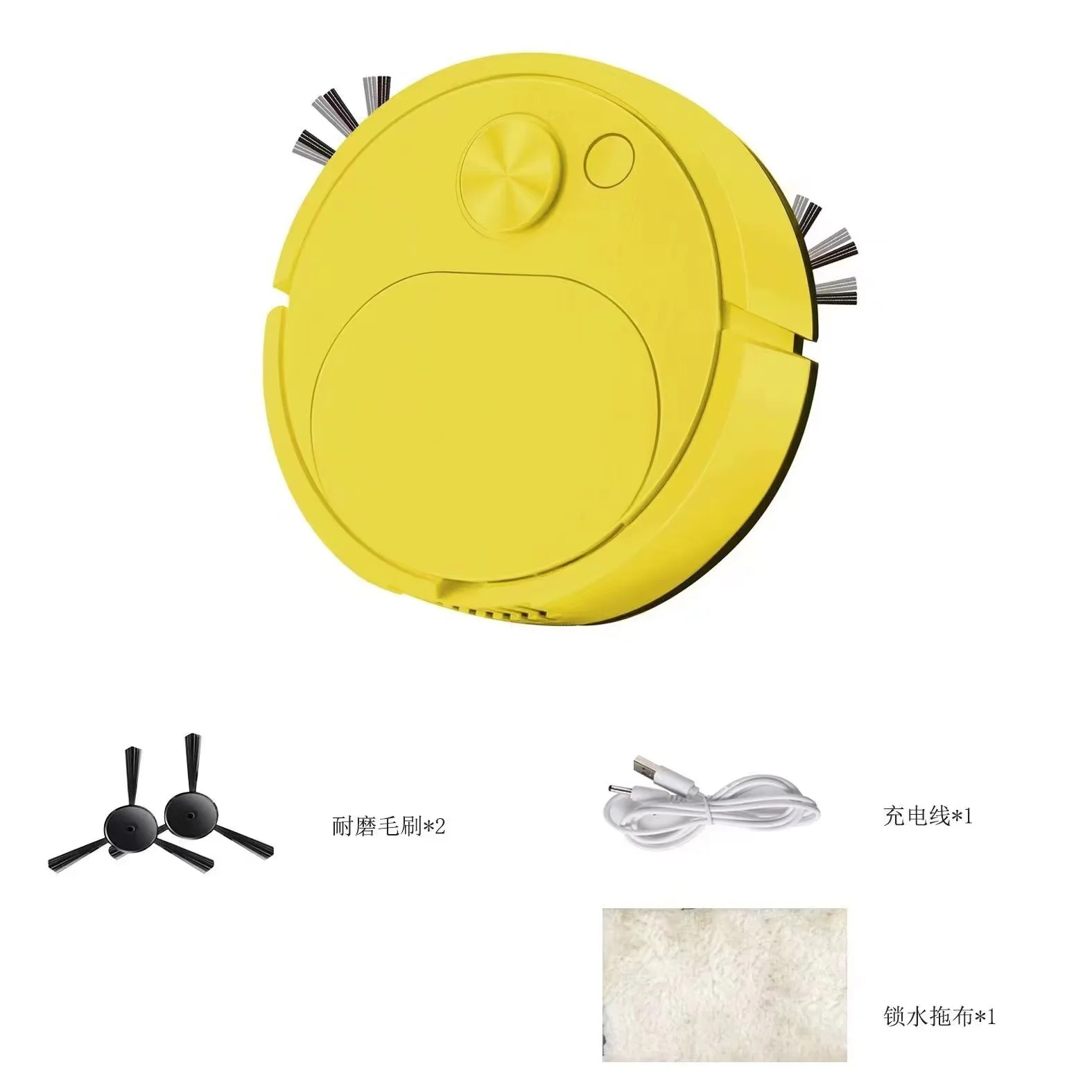 Rechargeable Small Vacuum Cleaner 12V USB Sweeping Robot household 1500Pa Robotic portable Vacuum Cleaner For Home