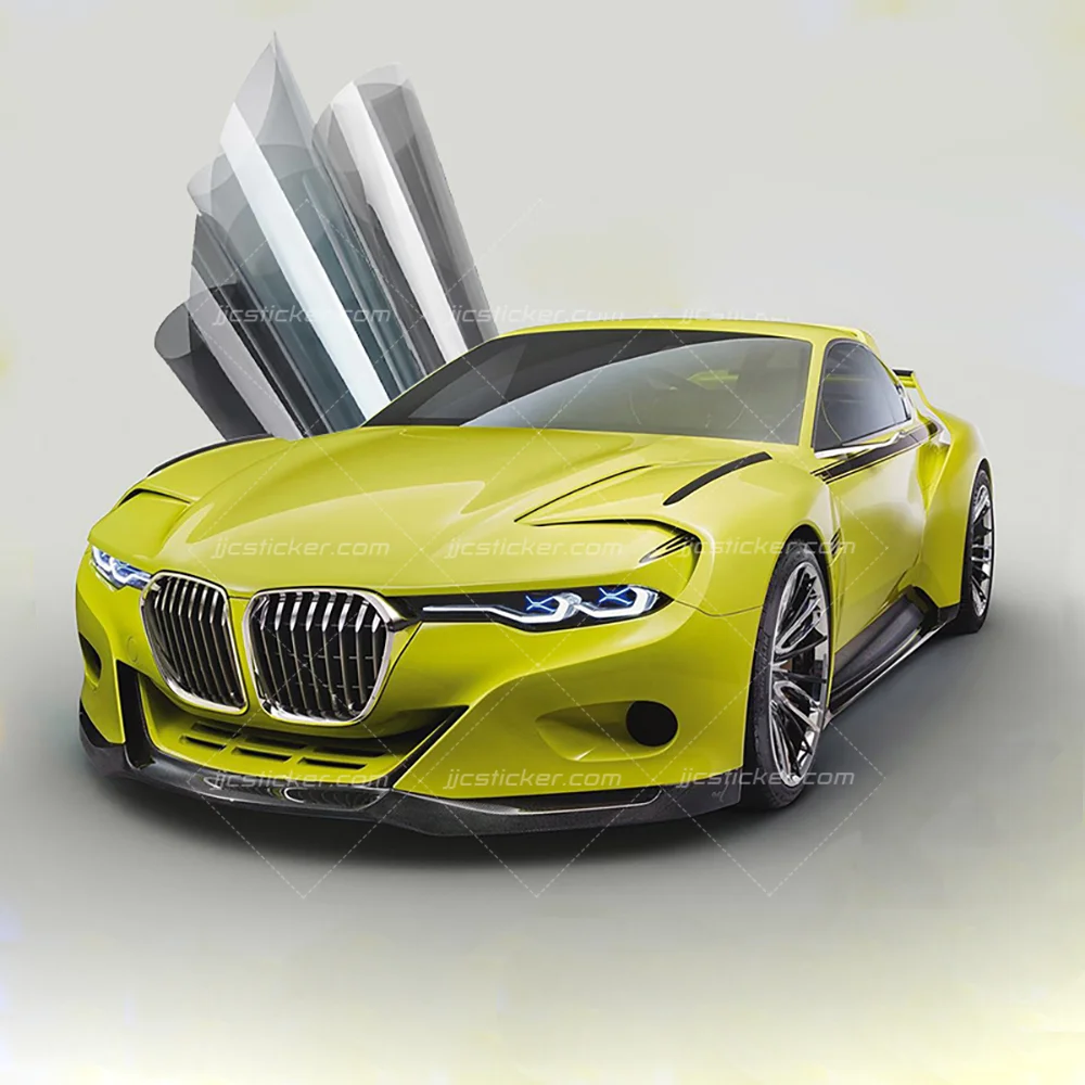 auto heat-resistant roll electrochromic electronic tinted electric black smart for solar tint car window film