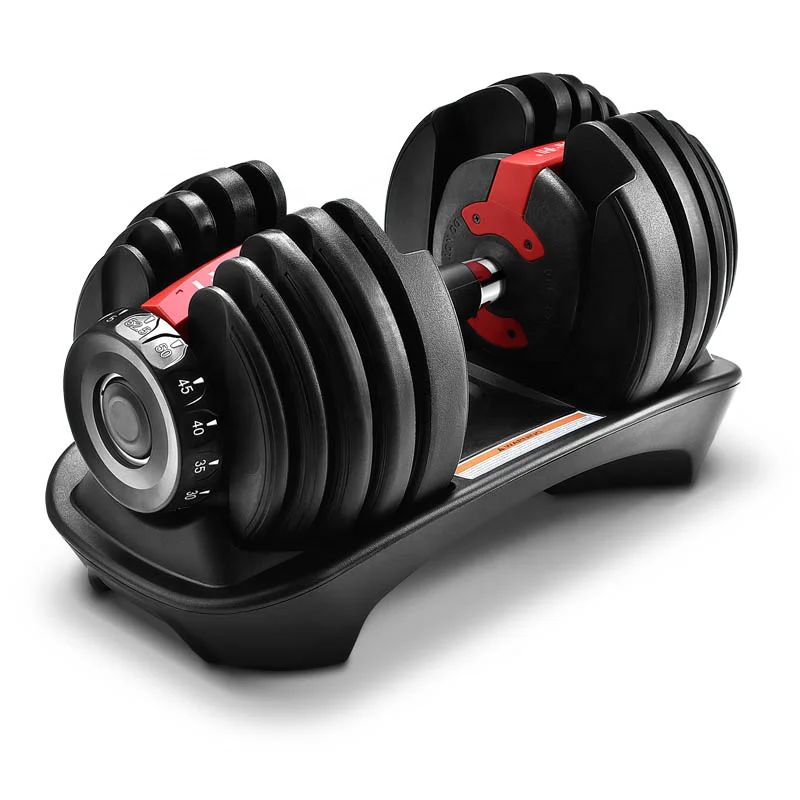 
Hot Selling European and American Family Fitness 24kg 40kg 52.5lb 90lb Adjustable Dumbbell Set 