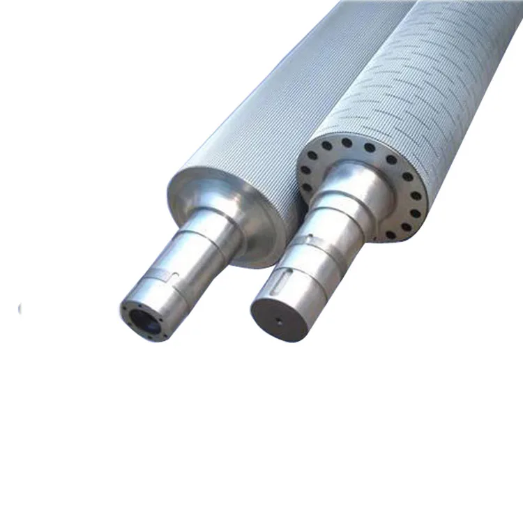 Professional manufacture of high quality chrome plating corrugated flute roller for sale