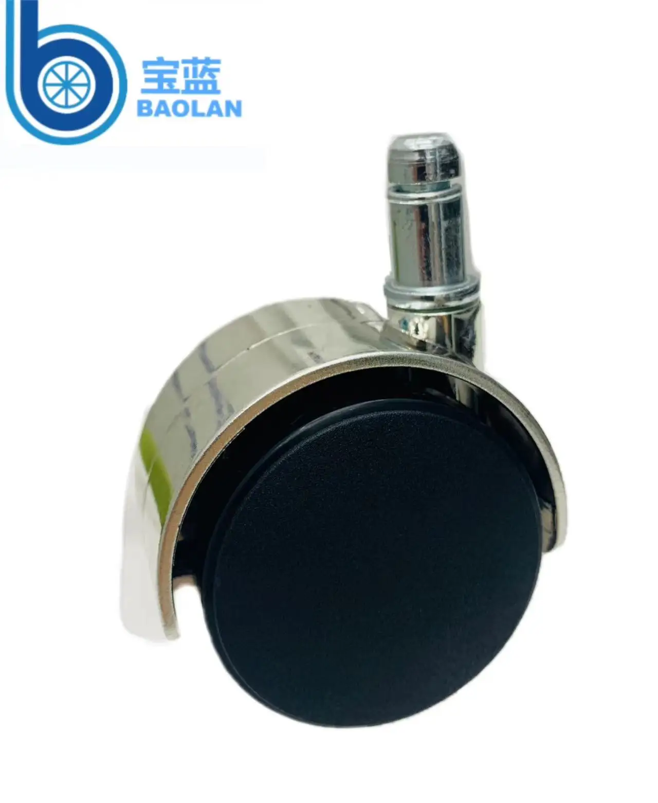 Guangdong big factoryDurable, easy to install and silent 50mm silver plated universal wheel