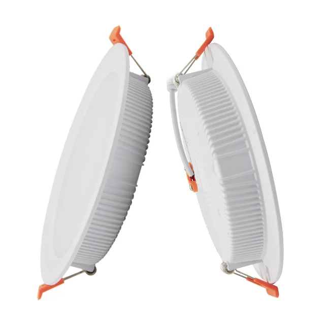 Chinese suppliers 7w 15w 15w 18W  24w round recessed aluminum panel downlight high luminous lamp led modern lights ceiling