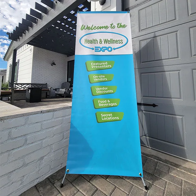 Custom Professional Personalized Wholesale Supplier with Picture Free Printing for Advertising & Promotion X Frame Banner Stand