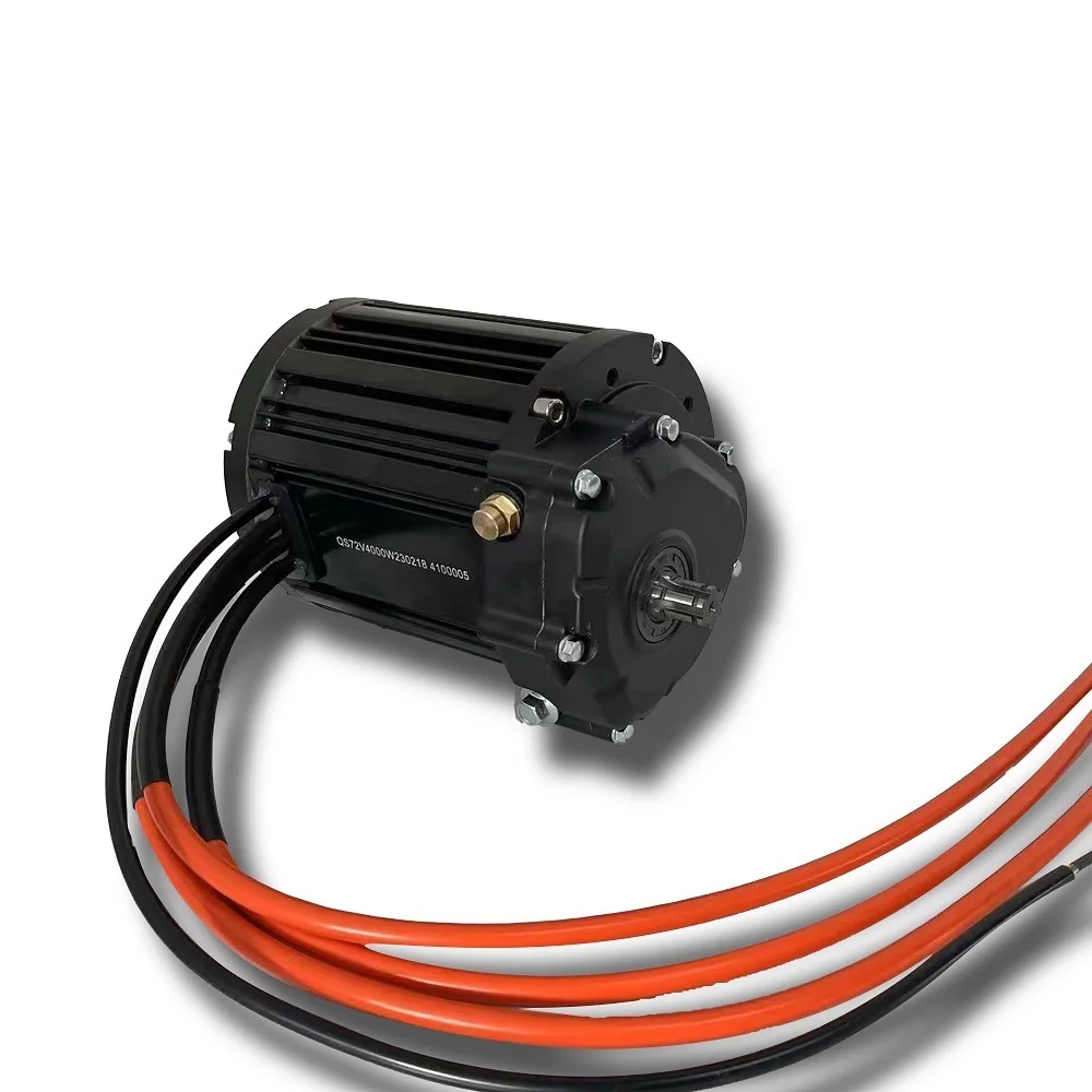 QS MOTOR 138 90H V3 4000W Mid-drive PMSM Motor With Gearbox For Electric Mobility Motorcycle