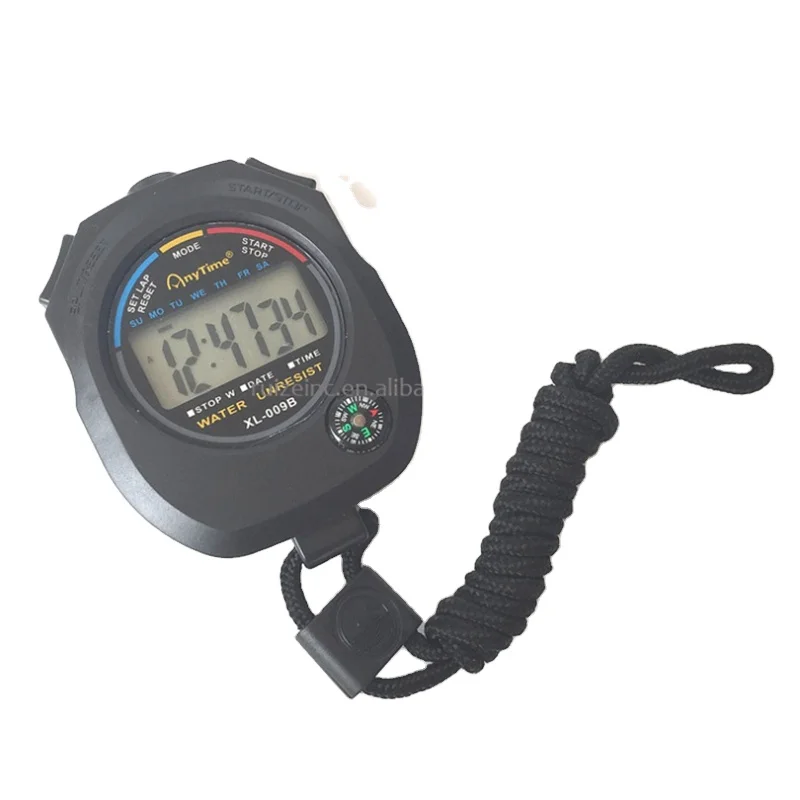 ЖК цифровой Профессиональный хронограф Таймер Счетчик спортивный секундомер